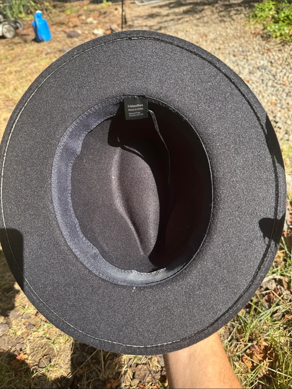 Lisianthus Women Black Belt Buckle Fedora Hat - Picture 4 of 6